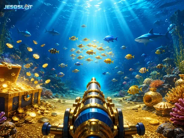 Visual permainan Pirate Fishing yang dinamis